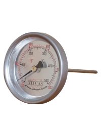 Sonde-Ofenthermometer 0°C – 500°C