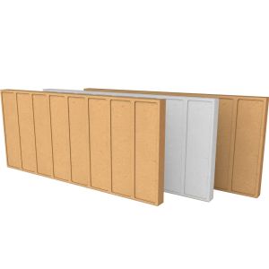 ACC – Wärmespeichernde  Feuerplatten – Ziegelmuster