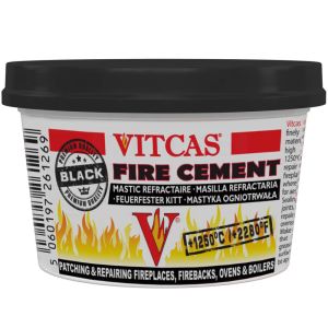VITCAS Feuerfester Schwarzkitt – 1250 °C