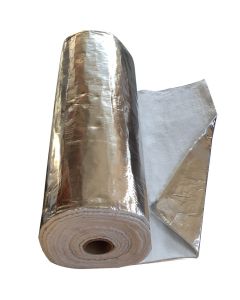 Aluminiumbeschichtete Dämmung – Abgasrohr-Wickelisolierung - pro Meter