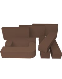 Schamotteziegel – Braun