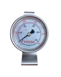 Freistehendes Pizzaofen-Thermometer 0–500 °C