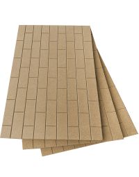 Vermiculite-Dämmplatte mit Ziegelmuster