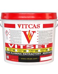 Vitset 90 – Hochreiner Hochtemperatur-Feuerfestmörtel 1860 °C
